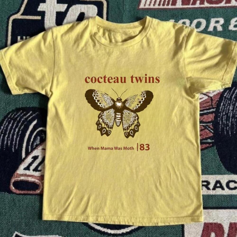 Gildan Yellow T Shirt Cocteau Twins Yellow Tee